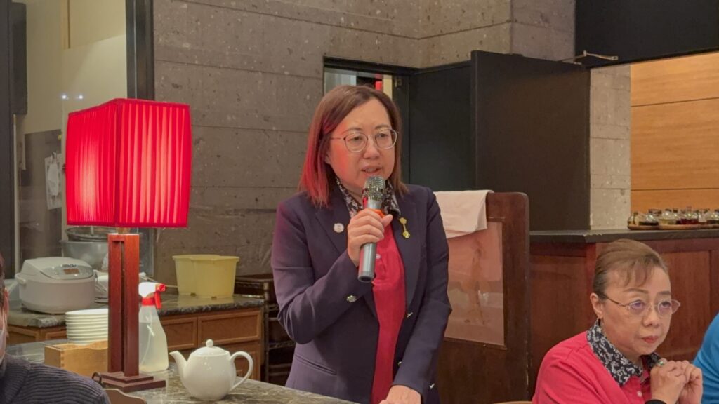 創會會長錢妙玲致詞（圖／台灣新聞）