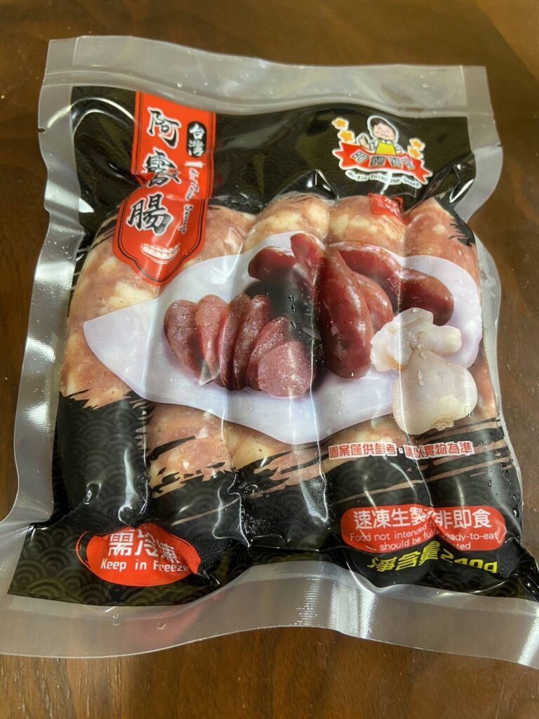 灣業者阿霞香腸熱心響應，捐贈台灣香腸提供災區居民享用